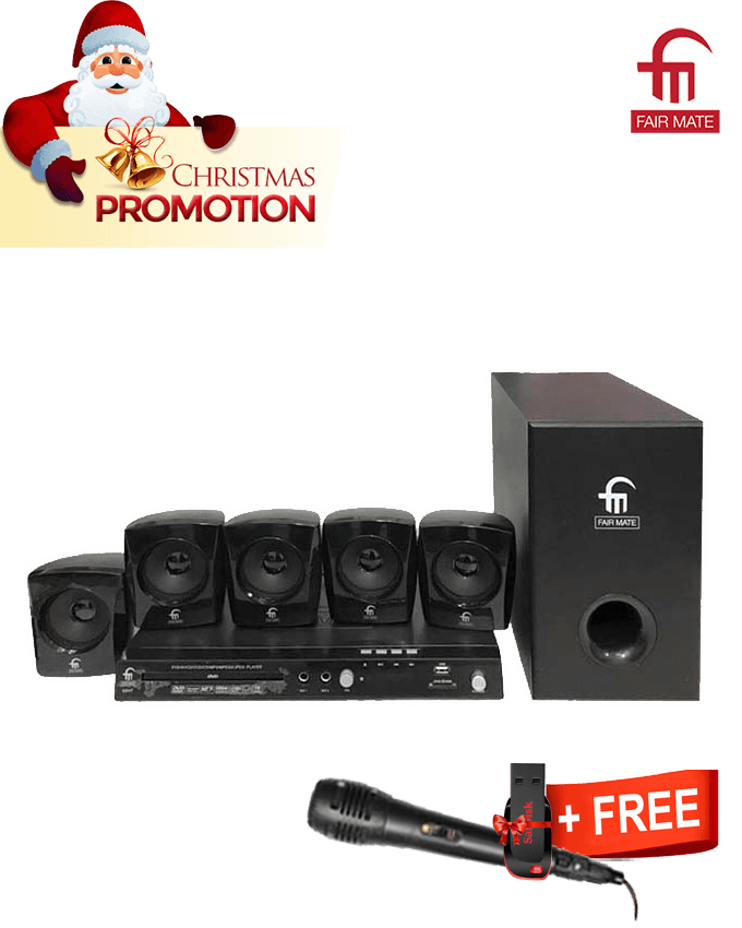 Fair Mate SSHT Home Theater System + free Microphone & Flash Drive